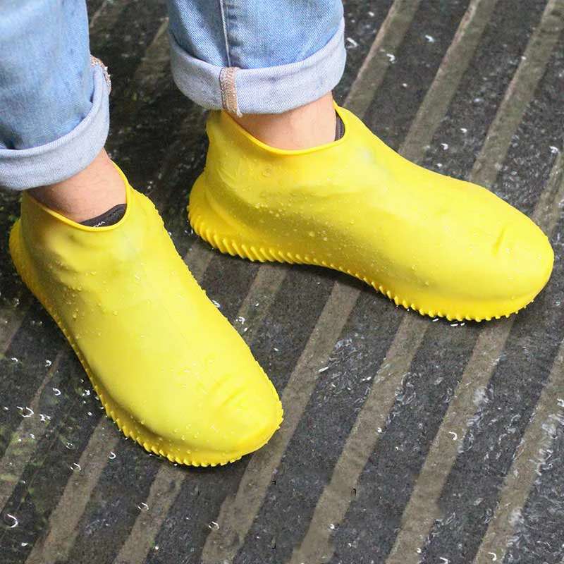 1 пара многоразовая эластичная обувь противоскользящая для защиты от дождя