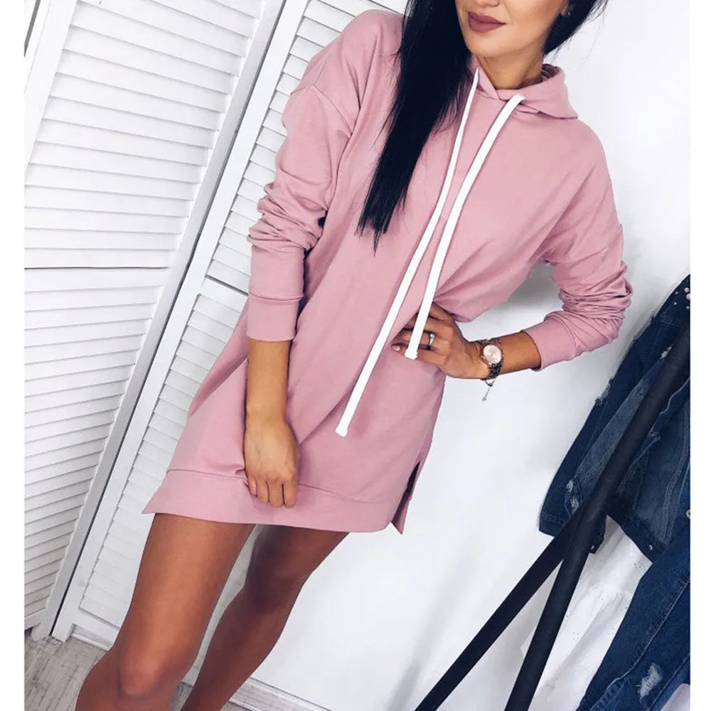 2019 Женская осенне зимняя толстовка с принтом карманами в стиле пэчворк длинным