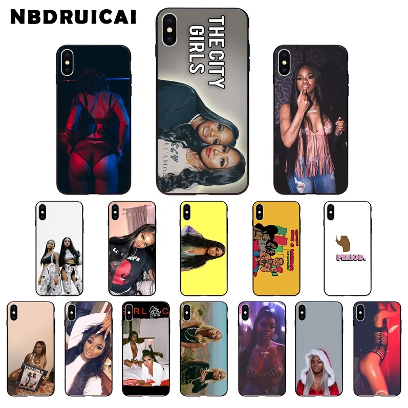 NBDRUICAI City Style Girls TPU Мягкий силиконовый чехол для телефона iPhone 11 pro XS MAX 8 7 6 6S Plus X 5 5S SE XR