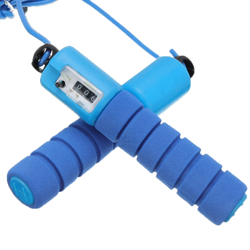 

Professional Jump Ropes with Counter Adjustable Fast Speed Counting Jump Skip Rope Skipping Wire with 4 Colors Fitness Tool