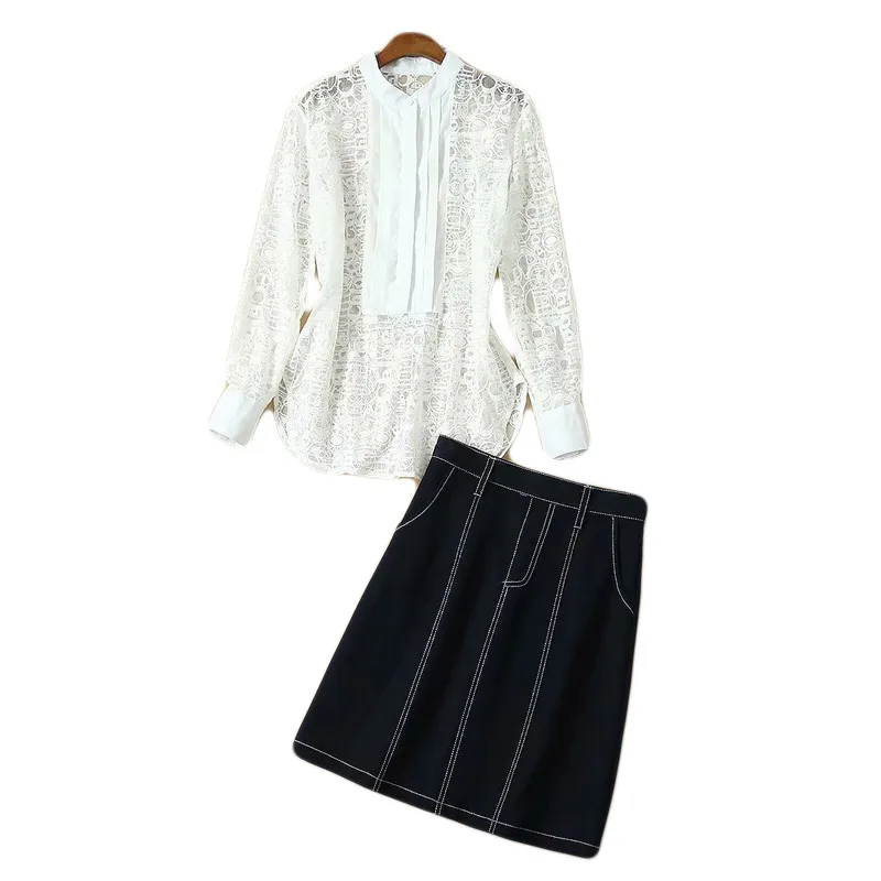 Для женщин Брендовая Дизайнерская обувь Верхняя одежда из двух частей 2019 осень