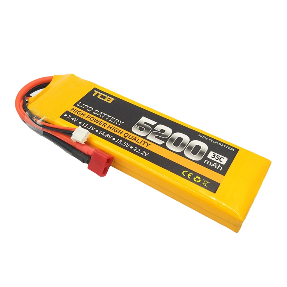 TCB RC LiPo батарея 2S 7,4 V 2200mAh 2600mAh 3500mAh 4200mAh 5200mAh 25C 35C для радиоуправляемый самолет, Квадрокоптер 2S 7,4 V игрушка на батареях LiPo
