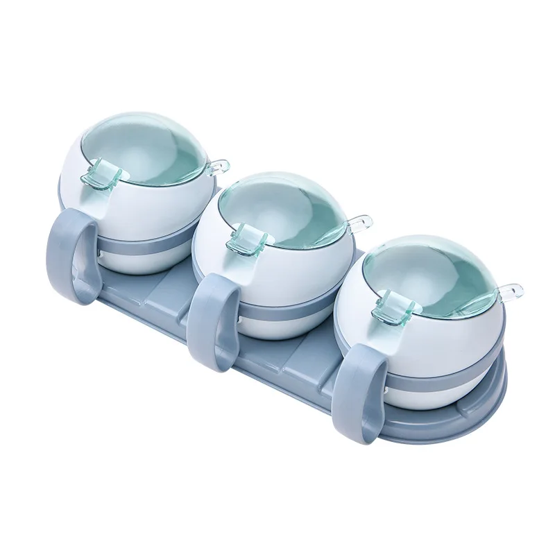 Многофункциональная кухонная стеклянная бутылка для приправ емкость соли и