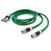 1 5m pair 2328 silver mixed copper xlr interconnect audio cable with carbon fiber xlr plug cable