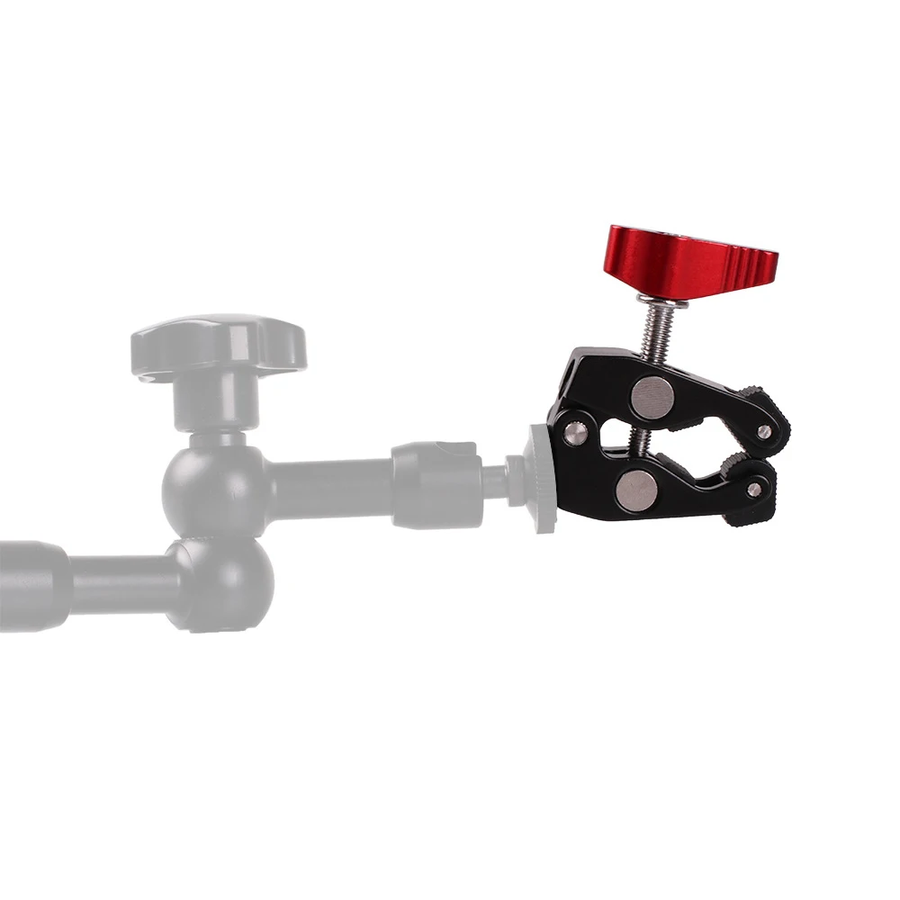 Многофункциональный зажим для крепления на шаровой головке Magic Arm Clip Clamp 1/4 &quot-20