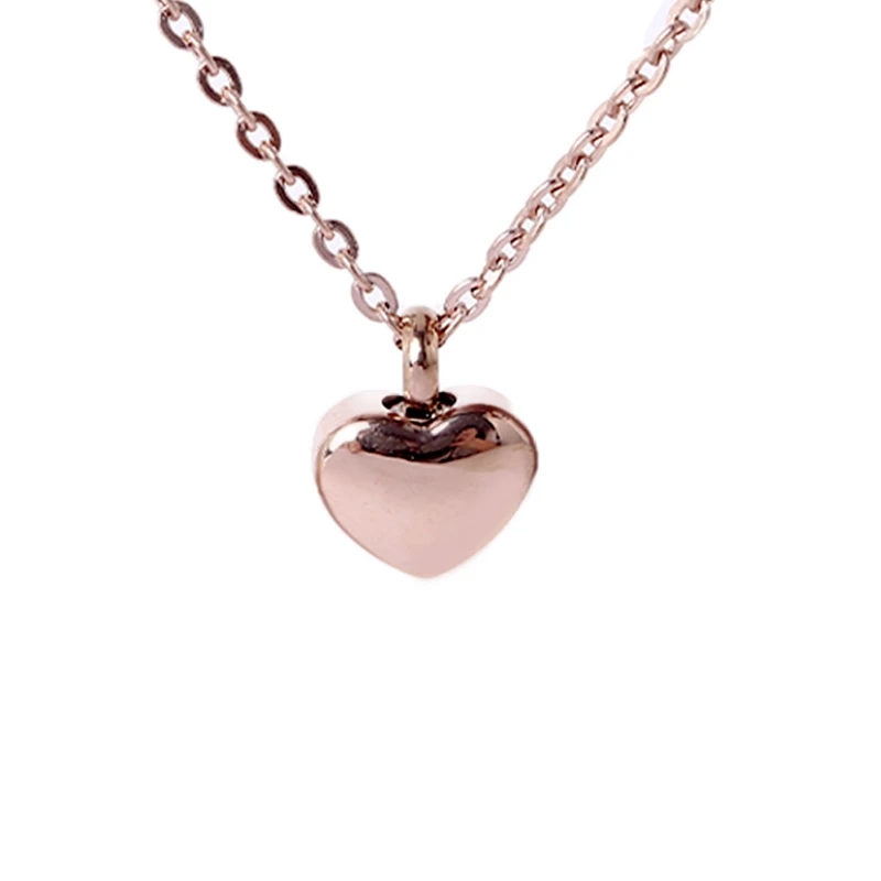 

Cremation Jewellery Ash Urn Pendant Keepsake Memorial Necklace Locket Heart-shaped Minimalist Commemorative Gift