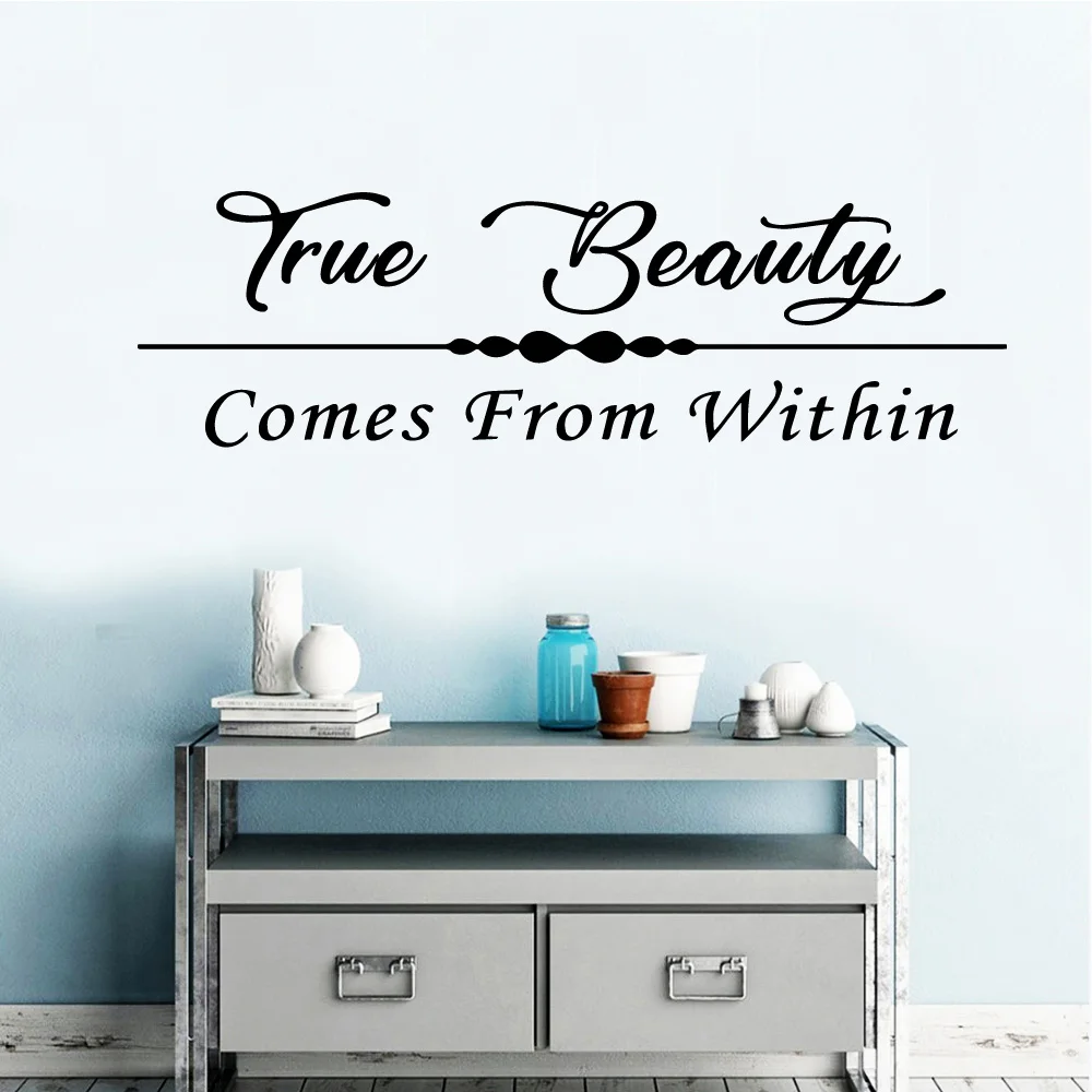 Настенная Наклейка Pretty True Beauty наклейка на стену домашний декор для детской