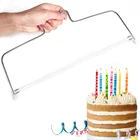 Многоразовая силиконовая форма для украшения торта, проволока из нержавеющей стали режущая лопатка, кухонные инструменты сделай сам для вырезания кондитерских изделий