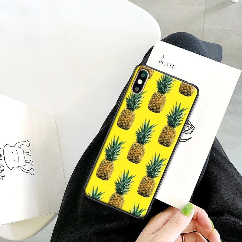 Красочный Wall art ананас чехол для телефона Xiaomi Mi6 8 Lite SE макс 3 9E 5X 6X F1 A1 A2 6 мягкий |