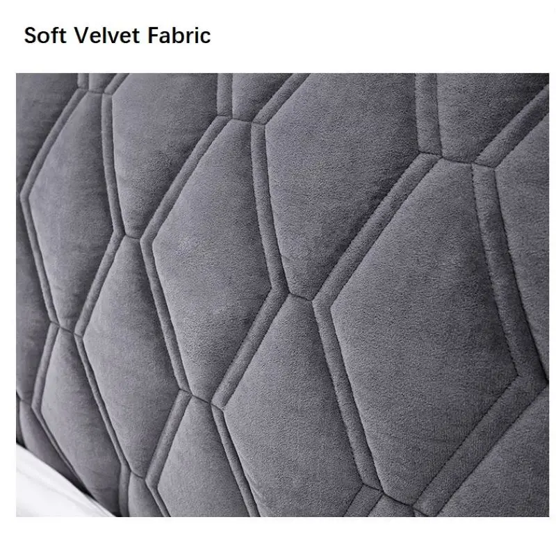 all inclusive super soft smooth quilted head cover thicken velvet headboard cover solid color bed back dust protector cover free global shipping