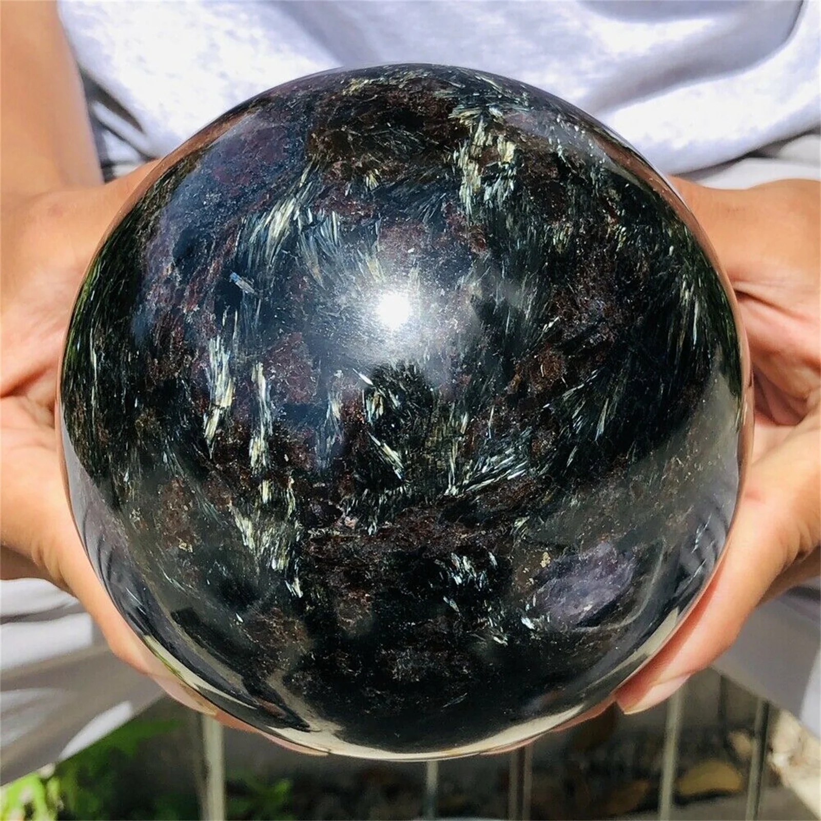 

Natural fireworks quartz ball crystal ball miracle healing