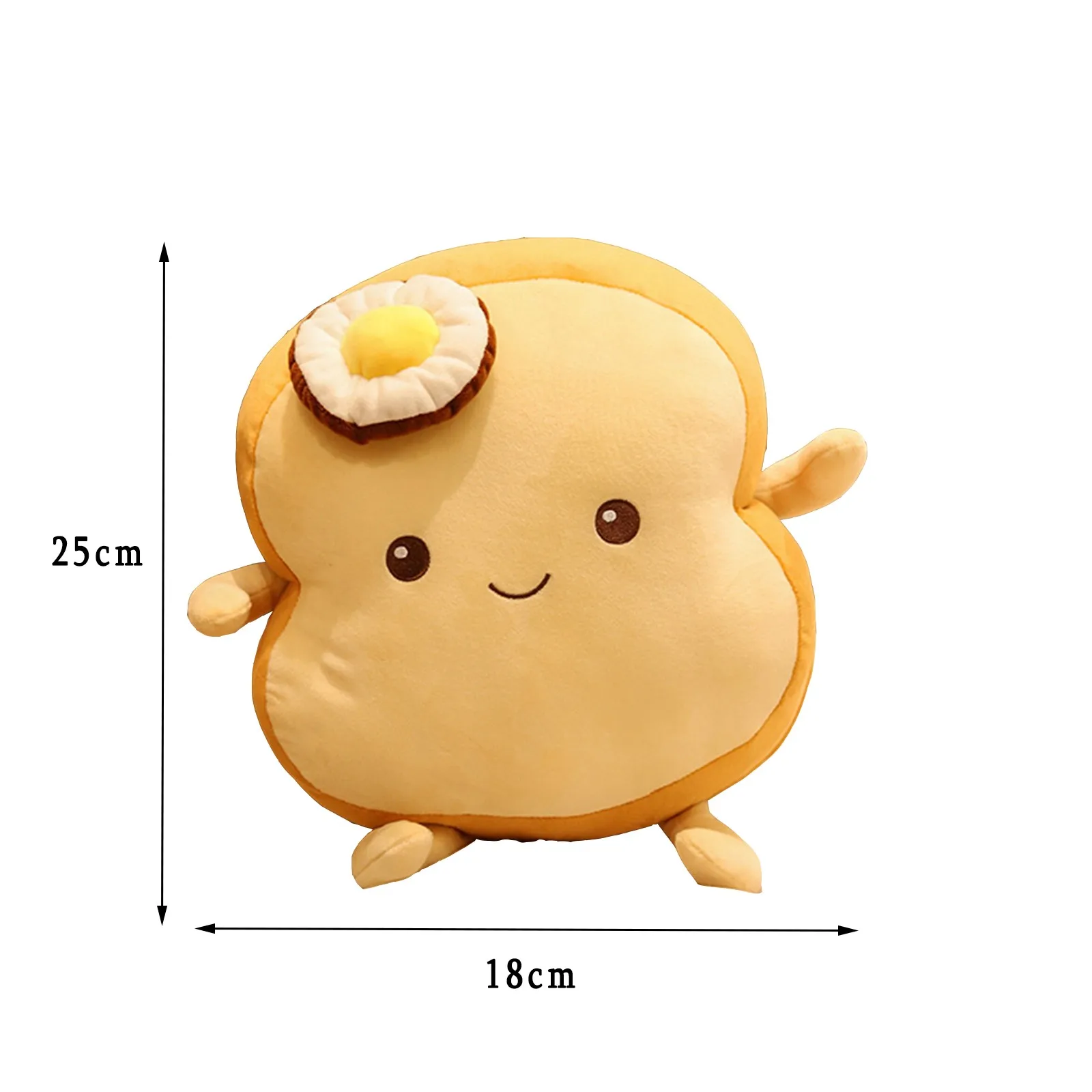 

JuguetesBebe Creative Sliced Bread Plush Pillow Soft Filled Baby Bread Pillow Cute Soft Doll Huge Plush Toy Toys for baby