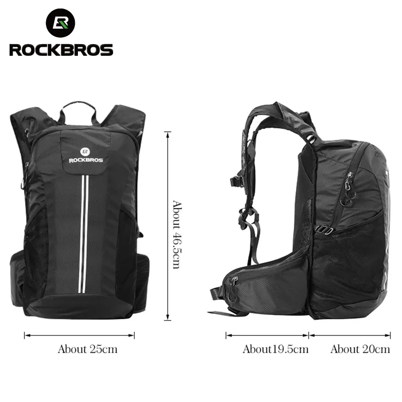 

ROCKBROS Cycling Backpack Bicycle Rainproof Sport Bags Camping Outdoor Traveling Hiking Bags Breathable High Capacity Backpack