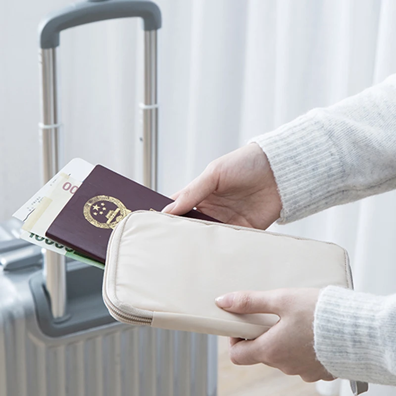 Дорожный кредитный держатель для карт Обложка паспорта защита банковских