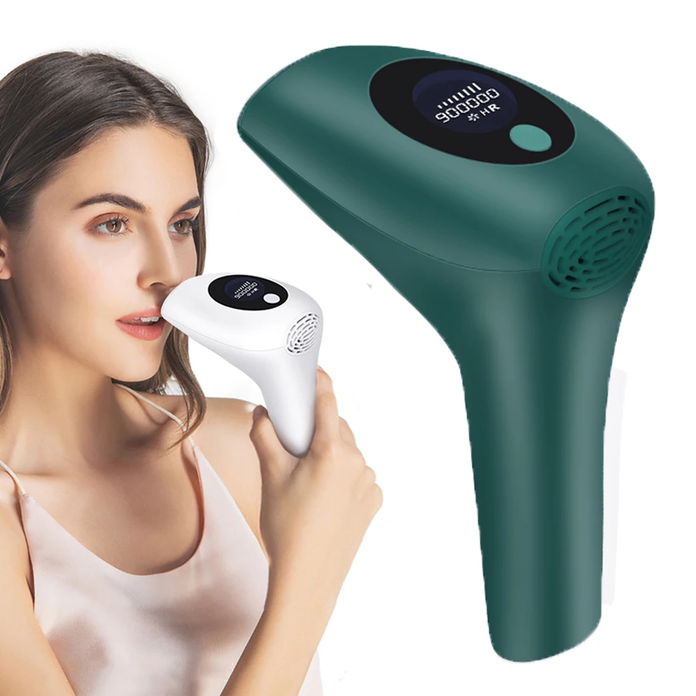Dispositivo de Remoção do Cabelo Flash Laser Photon Indolor Depilador Ferramentas Permanente Lcd Elétrico Lábio Perna Removedor Cabelo Dispositivo 900000 Ipl