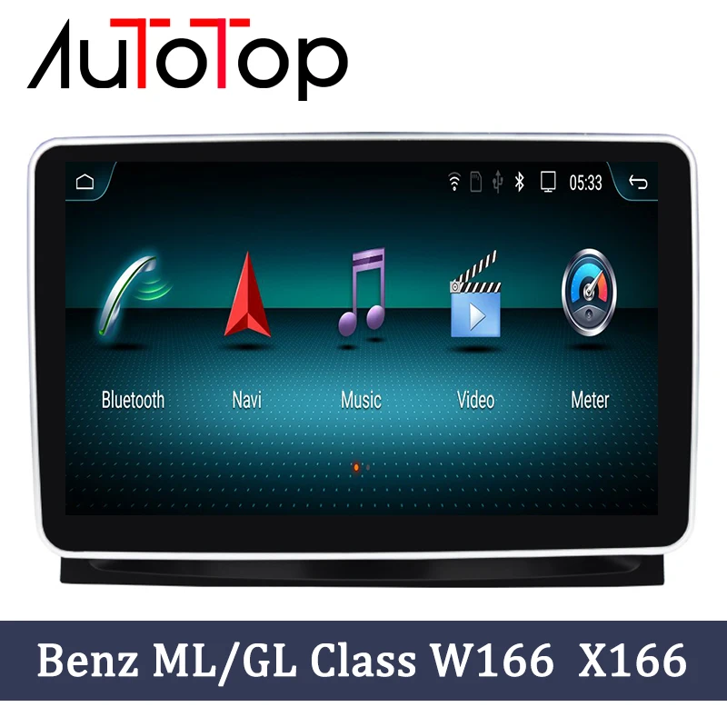 Автомобильный мультимедийный плеер AUTOTOP стерео проигрыватель для Mercedes Benz ML Class W166