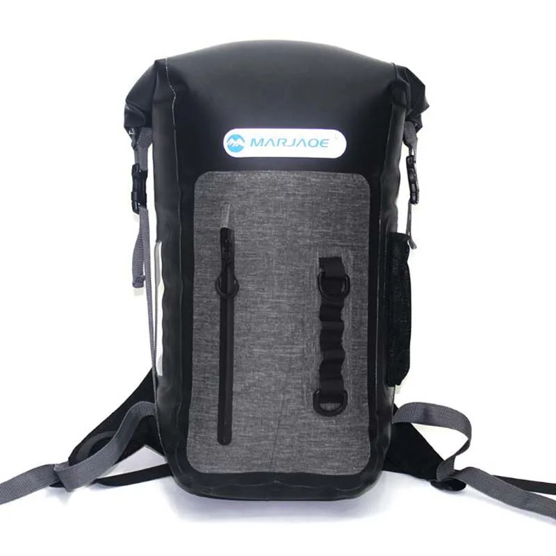 Waterproof Bag PVC Backpack 25L Foldable Storage Fully Sealed Bag Dry Bag For Man Women Rafting Outdoor Diving  Travel Activity