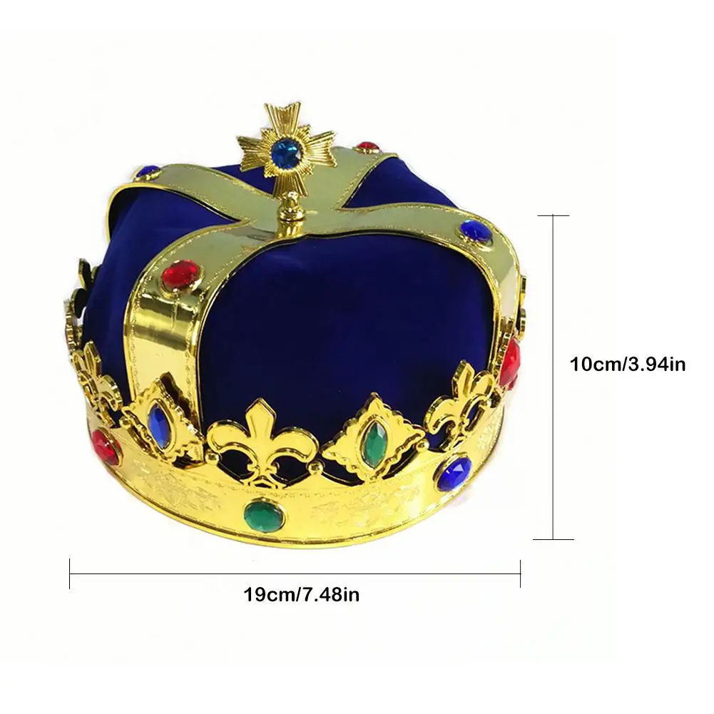 Королевская корона скипетр шляпа Хэллоуин шоу Маскарад украшения косплей