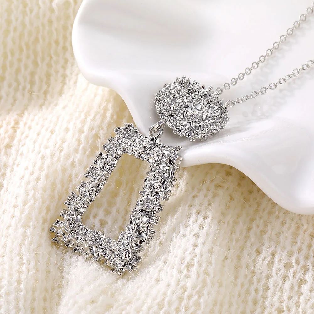 ALIUTOM 2020 модное массивное ожерелье для женщин Золотая цепочка металлическое