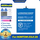100% Оригинальный телефон LOSONCOER 4600 мАч ZOJI Z8, аккумулятор для телефона HOMTOM ZOJI Z8 5,0 дюймов MTK6750