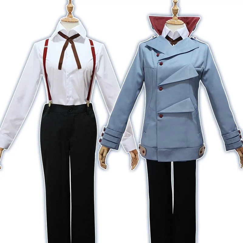 

Anime! ID:INVADED Fukuda Tamotsu Detective Handsome Uniform Cosplay Costume Halloween Unisex Dailydress 2020 NEW Free Shipping