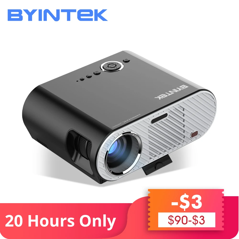 BYINTEK MOON GP90 кинотеатр Full HD видео светодиодный HD 1080P домашний кинотеатр проектор