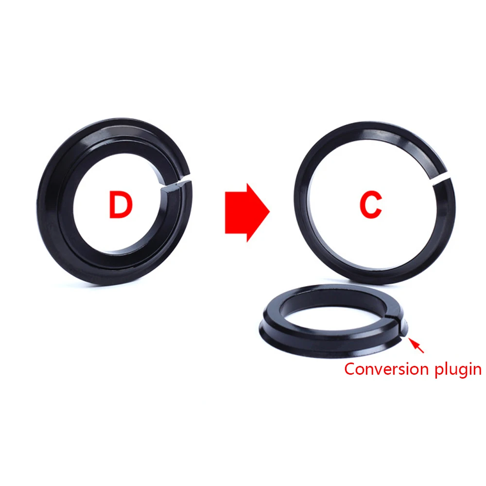 Комплект с конусной головкой из алюминиевого сплава для велосипеда передняя