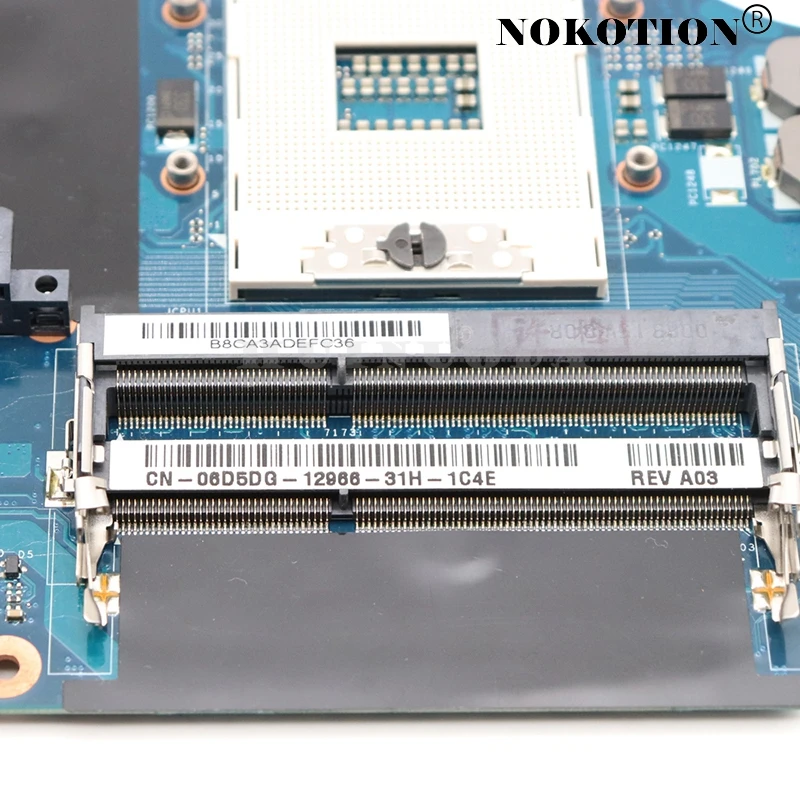 NOKOTION материнская плата для ноутбука Dell Inspiron N5520 15R 5520 QCL00 LA 8241P CN 06D5DG 6D5DG DDR3 HD7670M 1