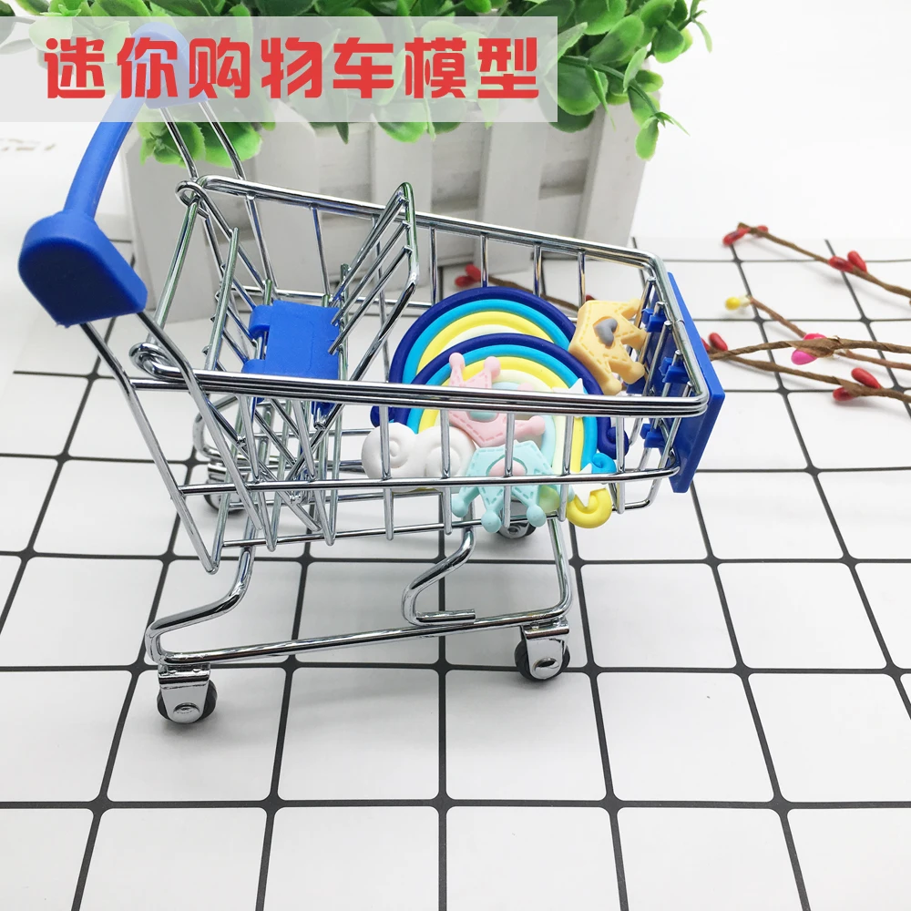 Мини Многофункциональная тележка супермаркета модель тележки Детская игрушка