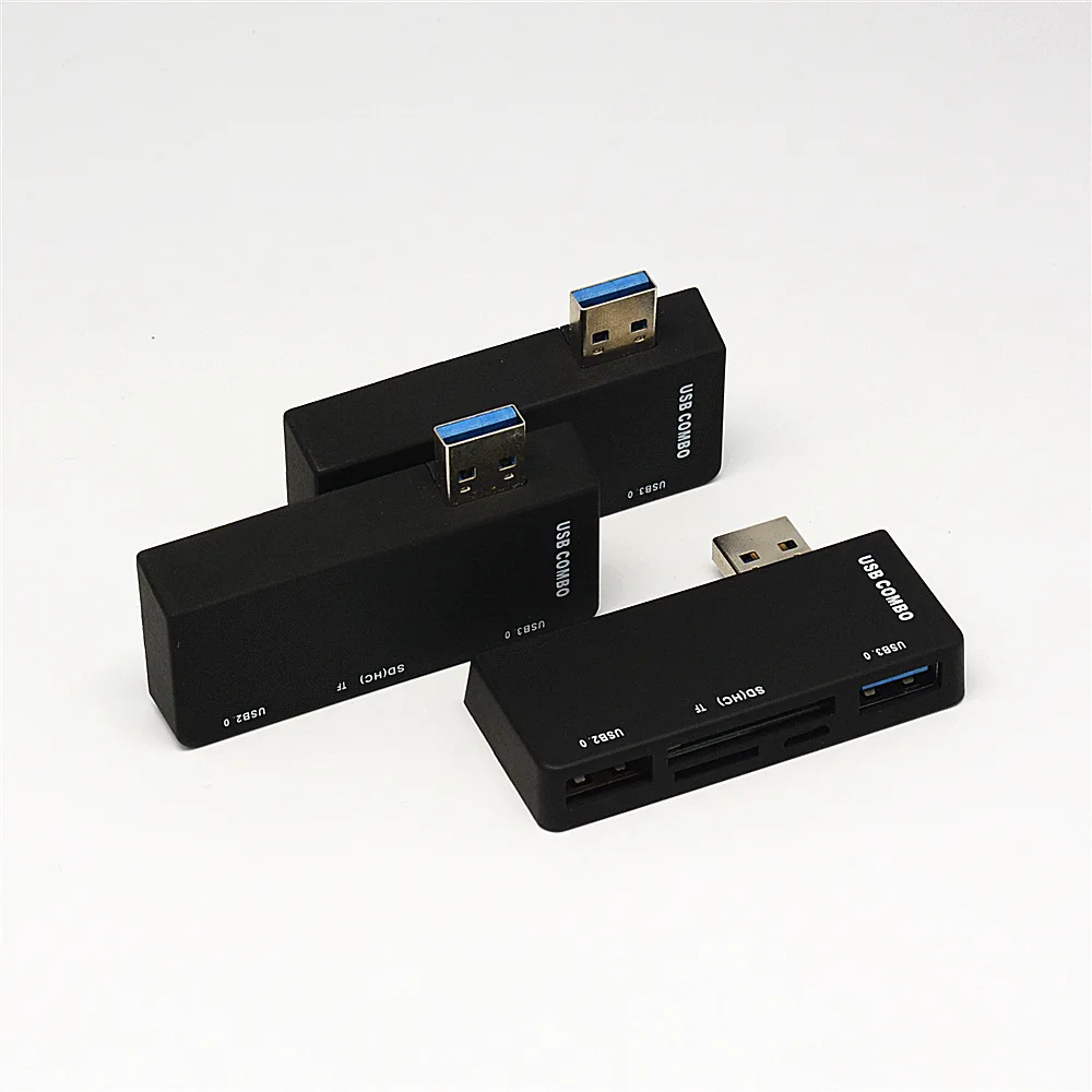 5 в 1 USB 3 0 комбинированный 0/2 концентратор SD TF кардридер адаптер для телефона ПК