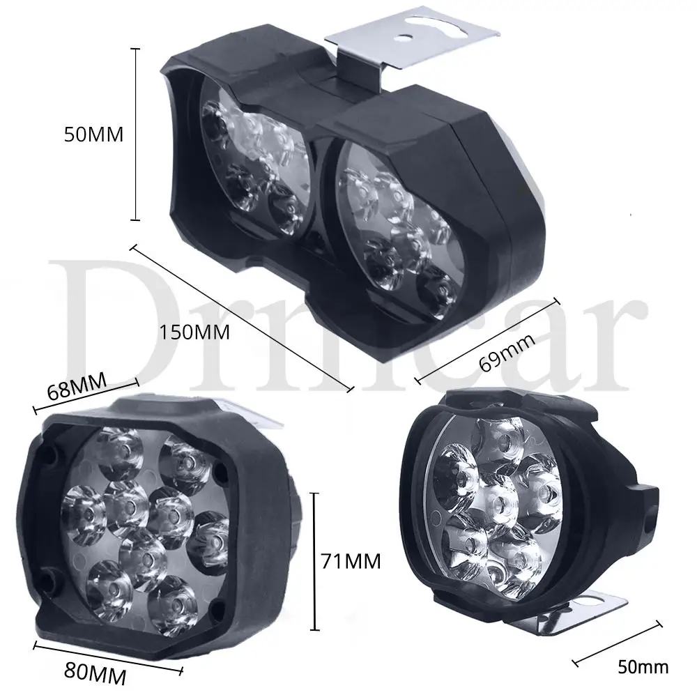 Автомобильный рабочий светильник Бар 18 светодиодных фар для авто поворотов