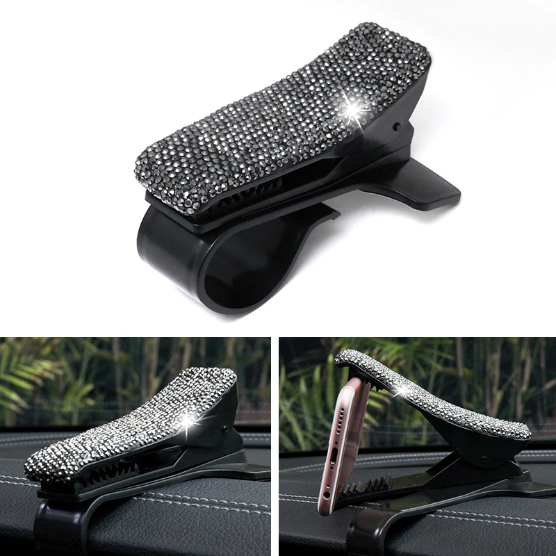Черный Автомобильный Стразы с креплением на вентиляционное отверстие коробка