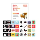 Детская цветная обучающая карточка для раннего развития черные и белые карточки для раннего обучения детская Визуальная стимуляция игрушки Монтессори 0-36 м