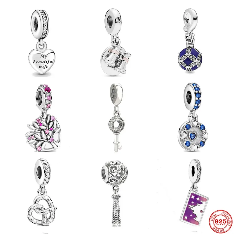 Новое Серебряное украшение с подвеской друг морская звезда ключ жизнь дерево