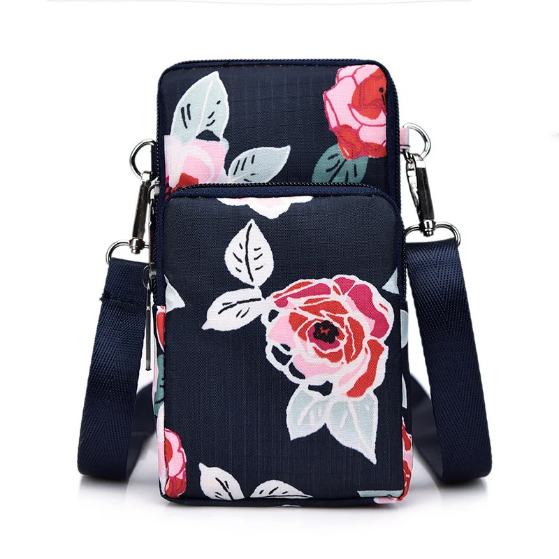 Universal Fashion Printing Phone Bag For Samsung/iPhone/Huawei/HTC/LG Wallet Case Outdoor Arm Shoulder Cover Phone Pouch Pocket