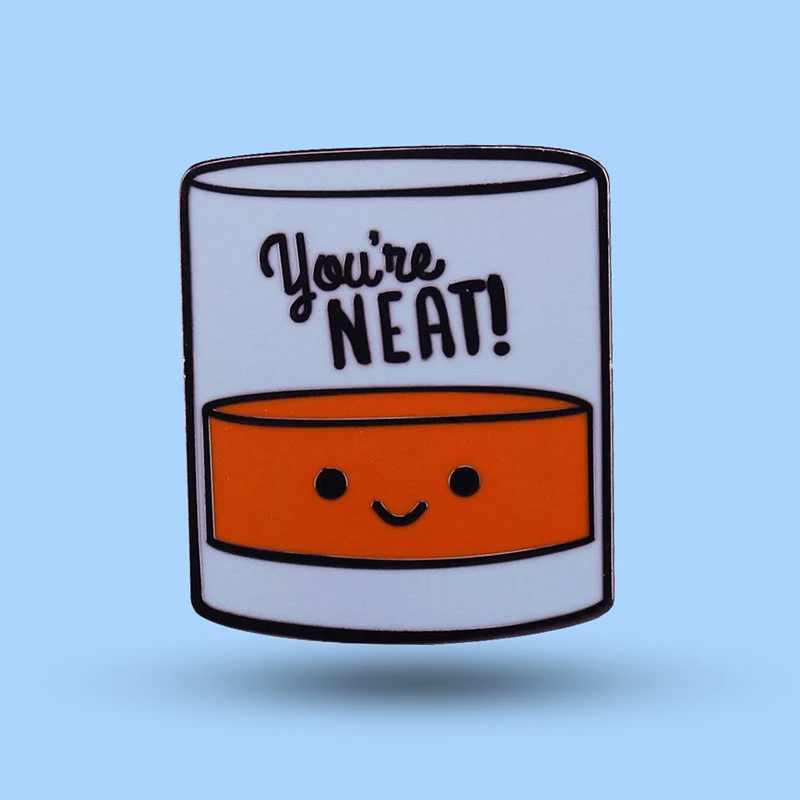 Металлическая эмалированная брошь-значок на булавке | Украшения и аксессуары