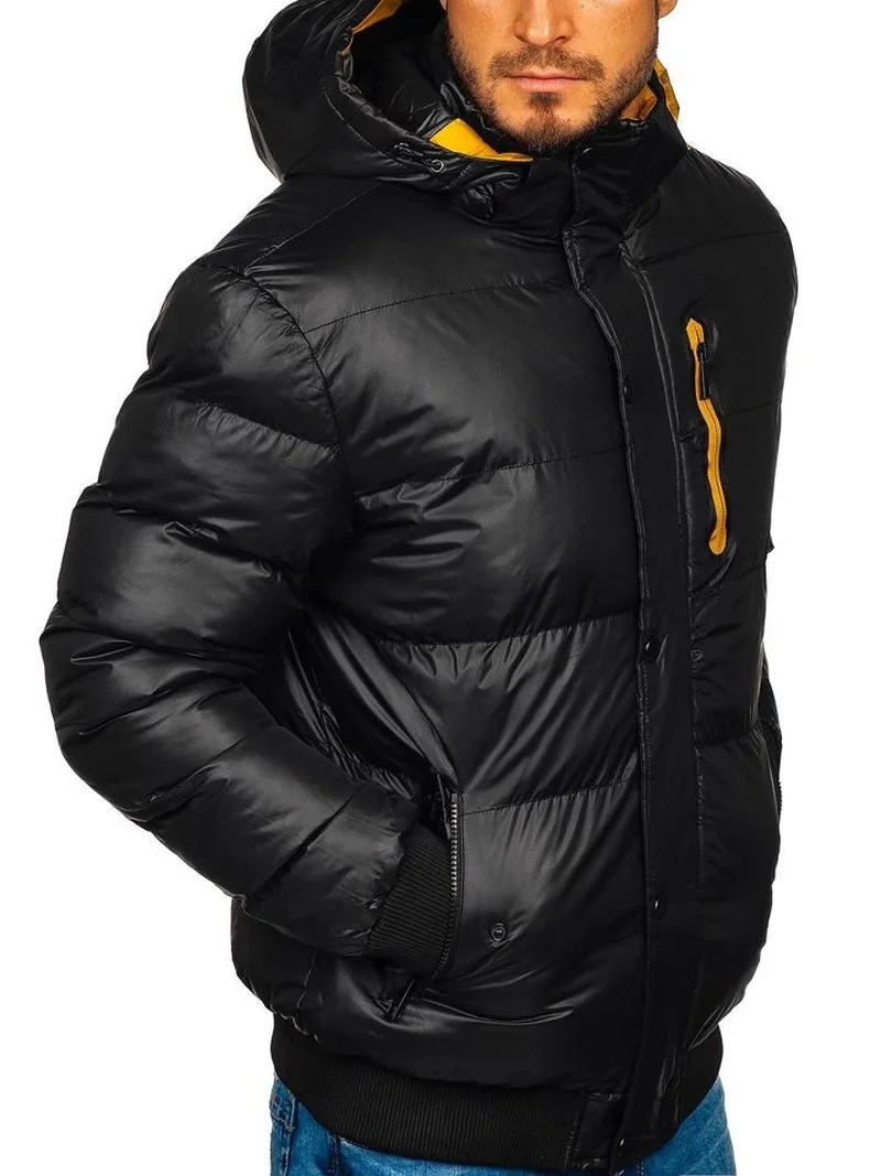 ZOGAA Zipper Hooded Bread Jacket