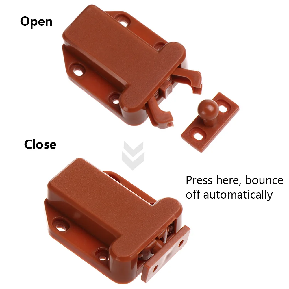 Защелки для шкафа защелка открытой двери Блокировка крышки с винтами фурнитура