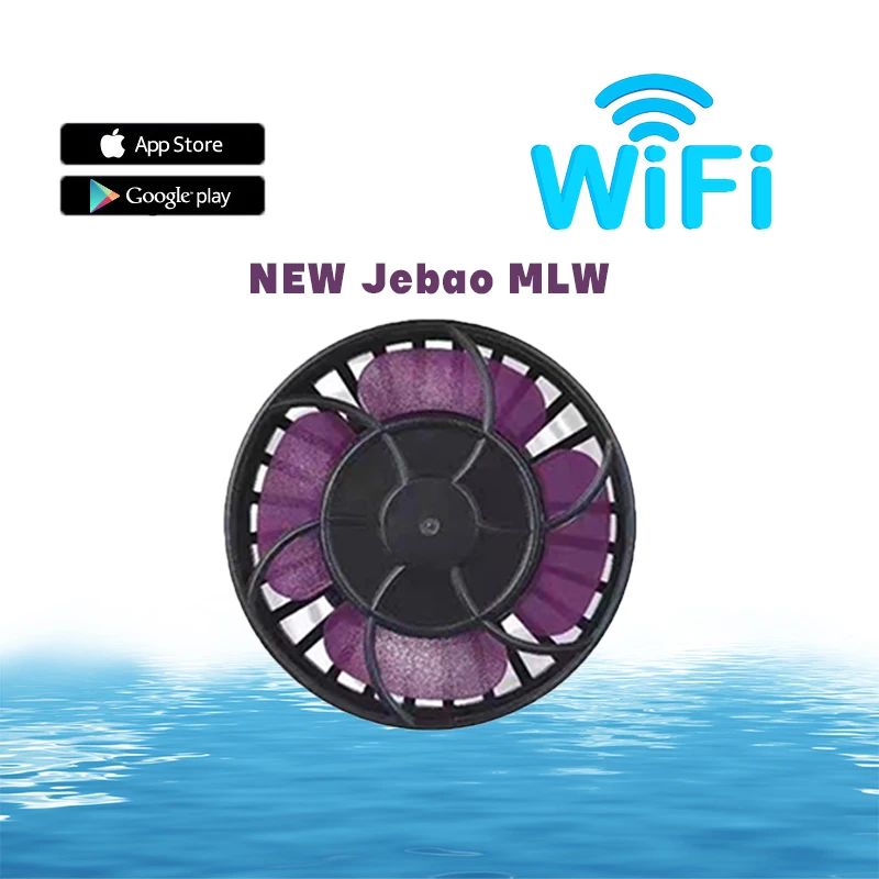 Jebao-bomba de onda inteligente Serie MLW, con controlador de pantalla LCD, Wifi, Bola de onda, acuario marino-0