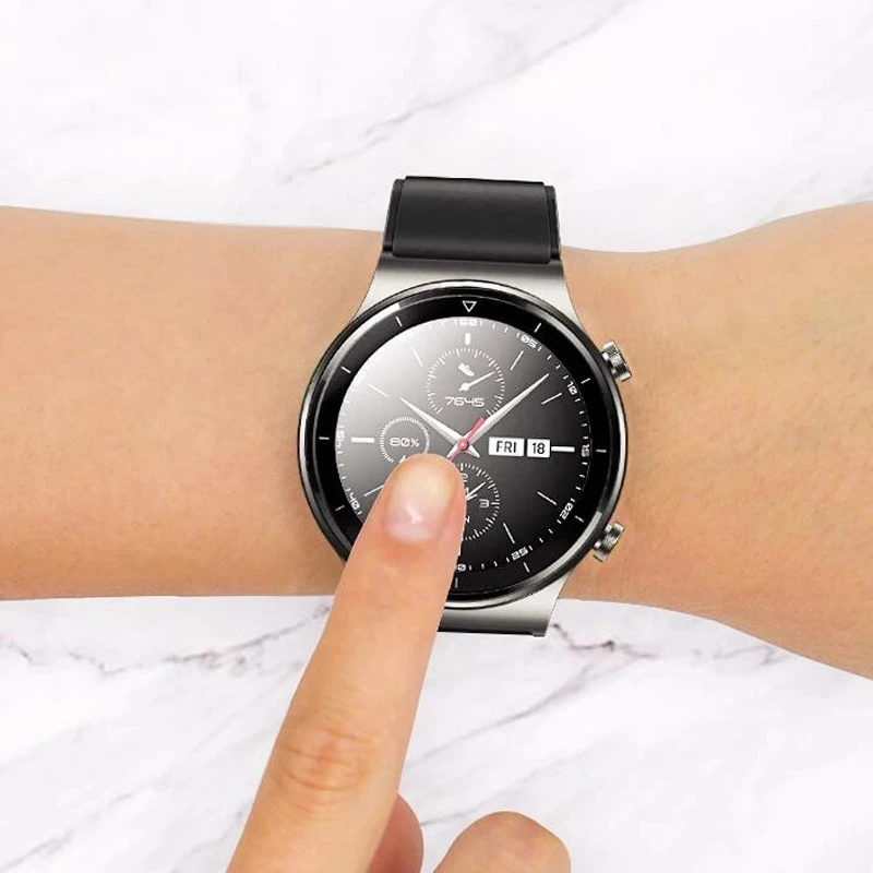 3D FULL Coverage Protective Film For Huawei Watch GT 2 GT2 Pro Screen Protector HD Clear Film 3D Curved Composite Material