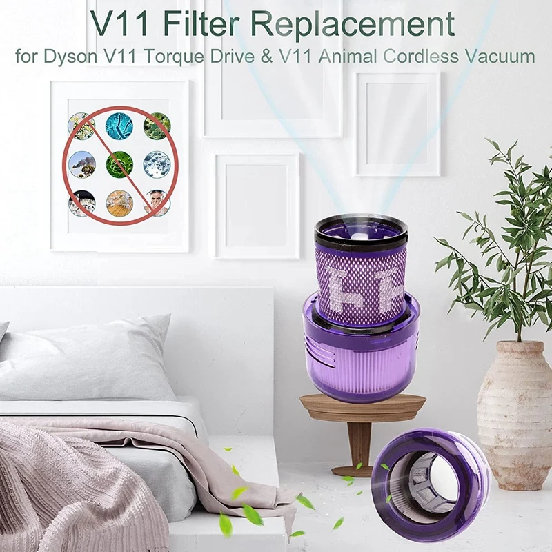 3 Pack Filters Replacement For Dyson V11 Vacuum Cleaner Torque Drive Animal Cordless Hepa Filter | Бытовая техника