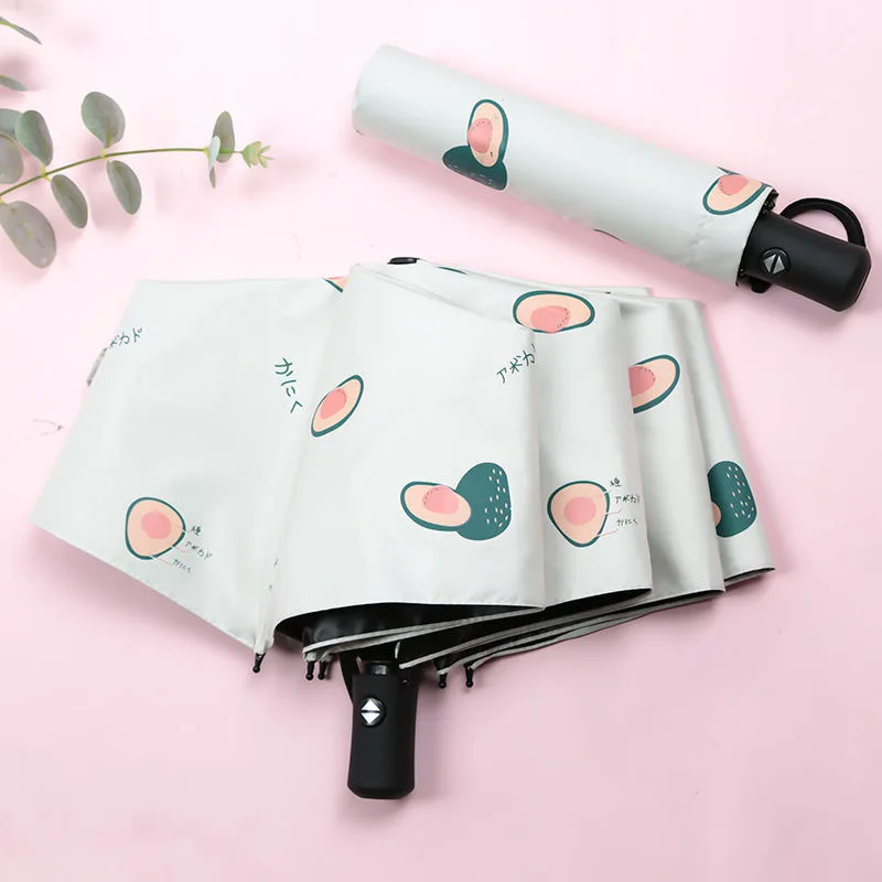 Автоматический зонт двойного назначения для солнечных лучей и дождя складной от