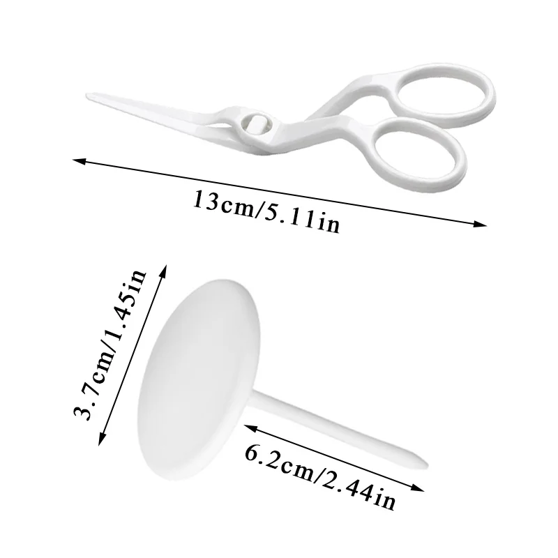 2 шт./компл. безопасные для ногтей Ножницы кондитерских изделий в форме цветов