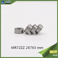 mr72zz bearing abec 1 50pcs 2x7x3 mm miniature mr72 zz ball bearings wml2007 zzx