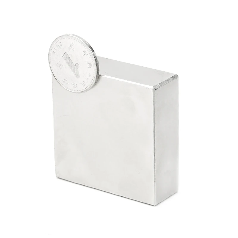 Сверхмощный редкоземельный блок неодимовый магнит NdFeB N35 F50 * 50*20 мм 5 шт. x 50x20
