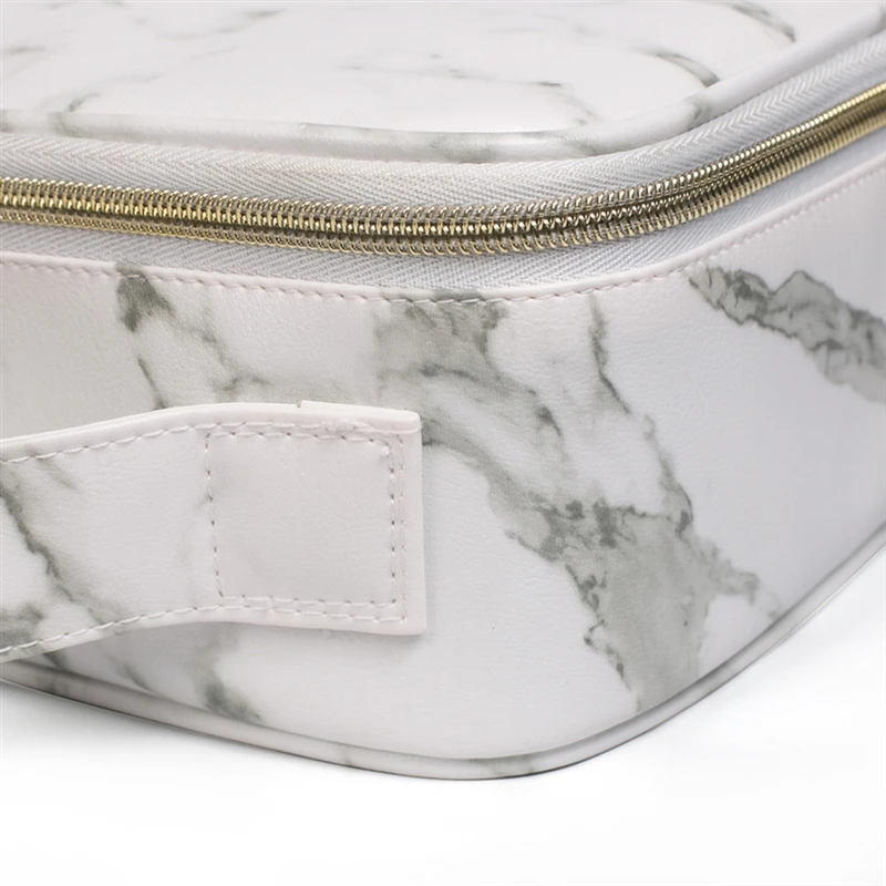 

Portable Marbling Travel Makeup Cosmetic Bag Organizer Zipper Storage Handbag