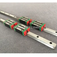 2set square linear guide rail hgr20 hgh20 20mm 200 1500mm4 slide block carriages hgh20ca hgw20cc for cnc router engraving
