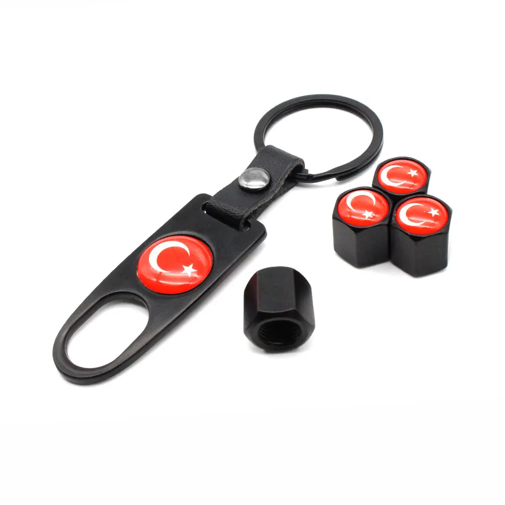 5 шт./компл. с турецким флагом Стиль Анти кражи ступицы колеса для автомобиля