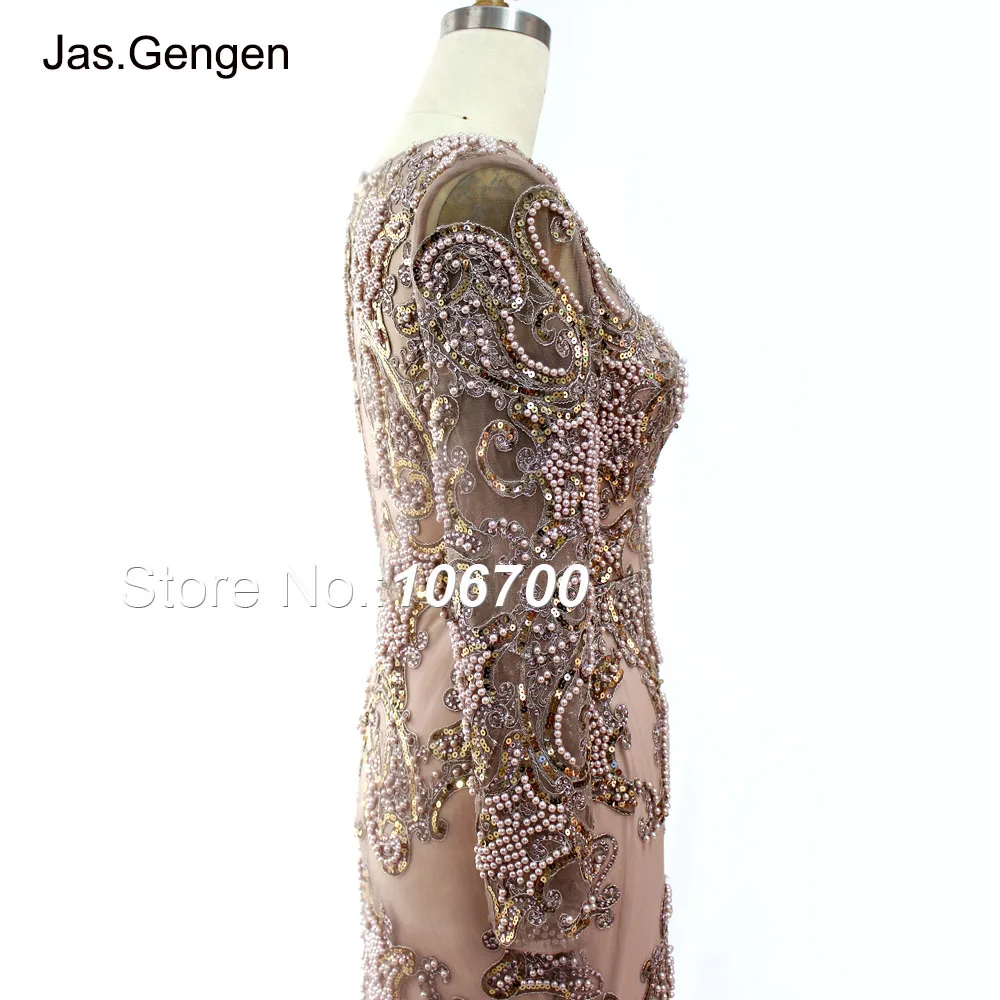 

Amazing Embroidery Lace Long Sleeves Evening Dress Mermaid V Neck Sheer Illusion Beading and Sequins Stones Formal Prom Gowns