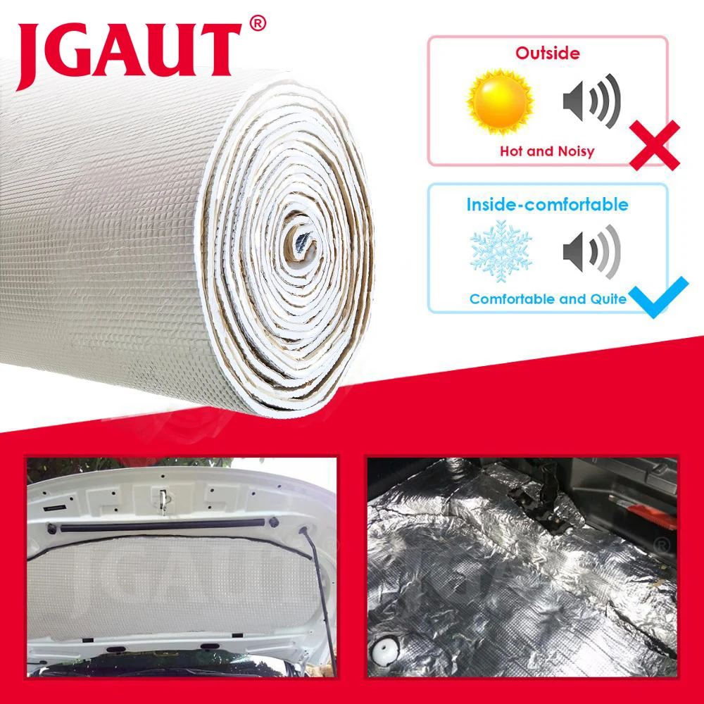 Автомобильный потолочный экран алюминиевая фольга звукоизолирующий дэдэнер для